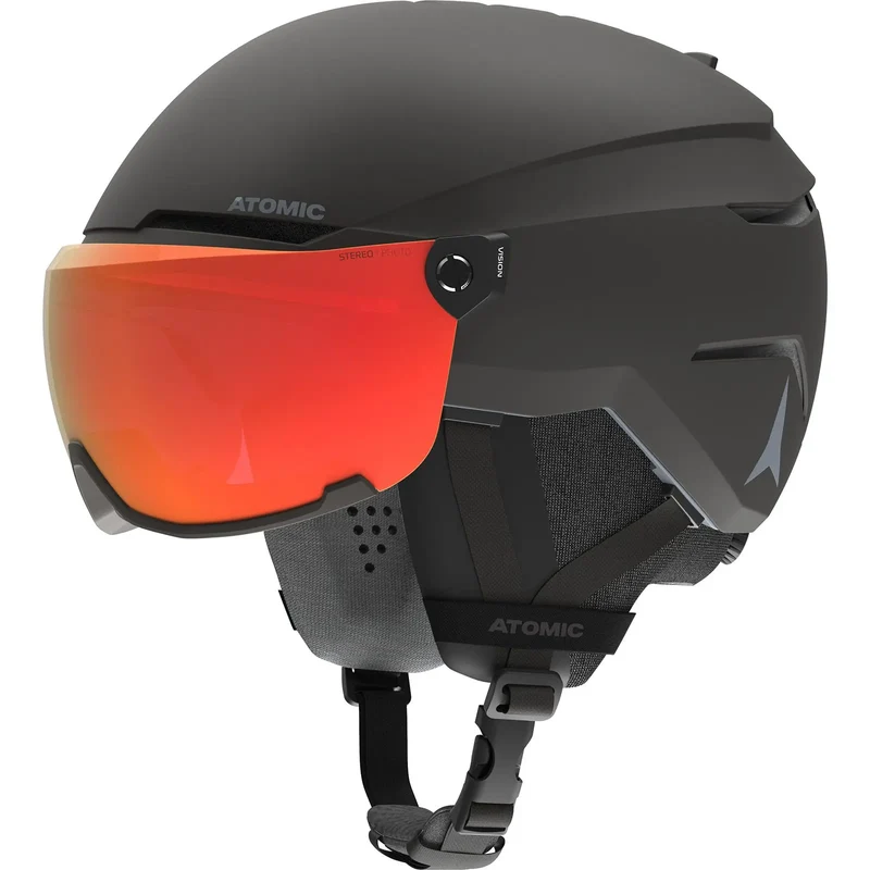 Casca Cu Ochelari Unisex Atomic Savor Visor Photo Black Black / XL (63-65) / Red Photo Cat. 3-1
