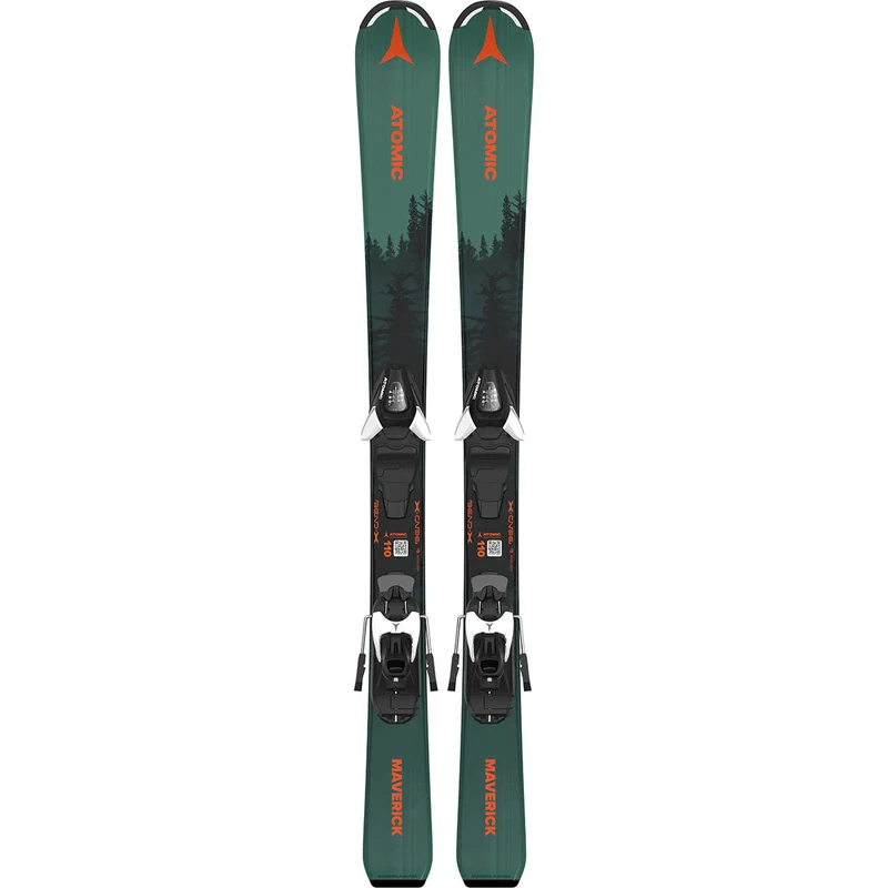 Ski Copii Atomic Maverick Jr 100-120 + C5 GW Green/Black / 110 cm