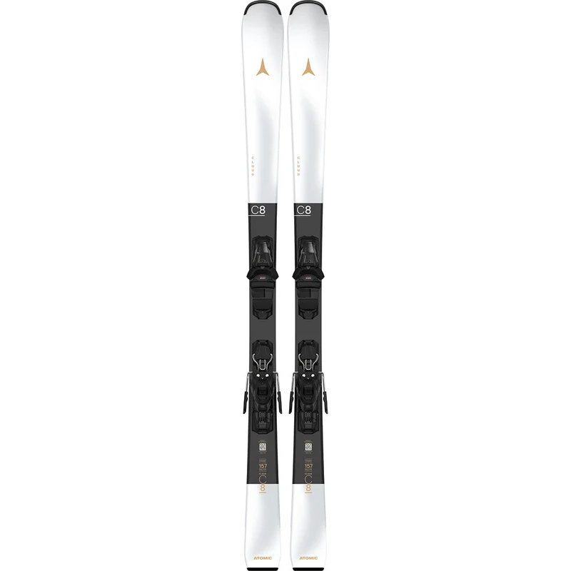 Ski Femei Atomic Cloud C8 + M 10 GW White/Black / 157 cm