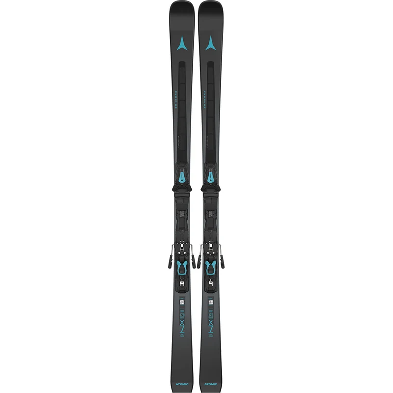 Ski Unisex Atomic Redster X7 Revoshock C + MI 12 GW Black/Teal / 161 cm
