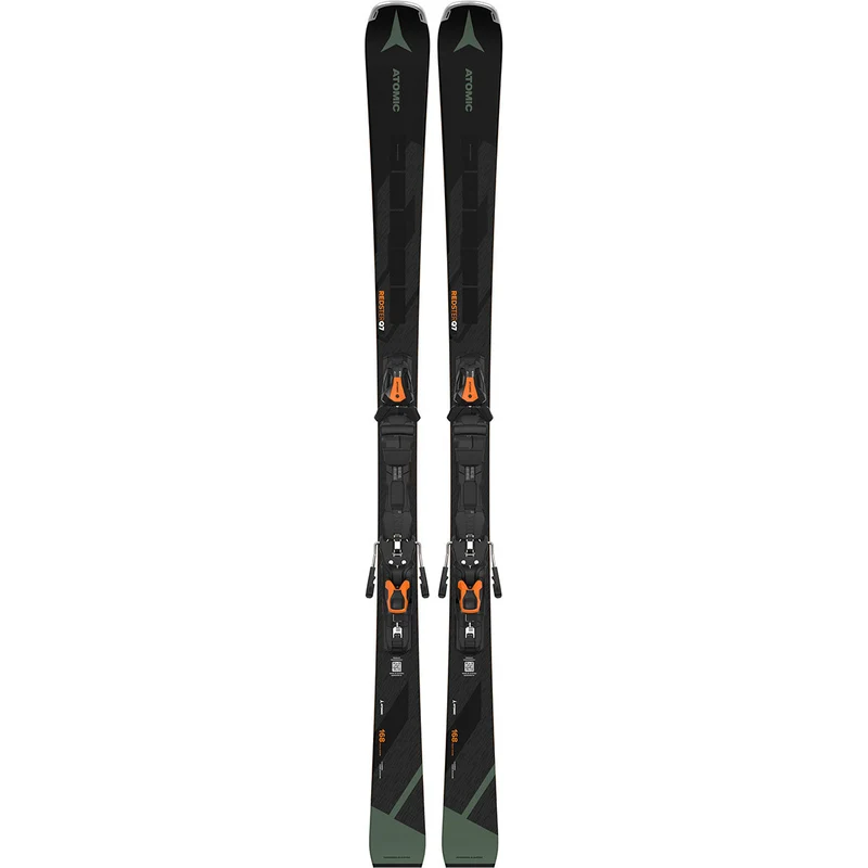 Ski Unisex Atomic Redster Q7 Revoshock C + MI 12 GW Black/Green / 160 cm