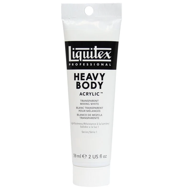 Tinta Acrílica Liquitex Heavy Body 59ml S1 430 Transparent Mixing White