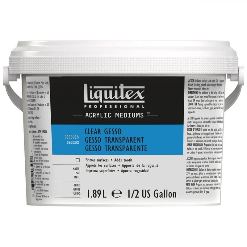 Gesso Acrílico Transparente Liquitex 1,89L 5337