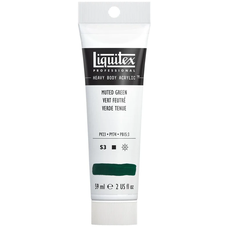 Tinta Acrílica Liquitex Heavy Body 59ml S3 501 Muted Green