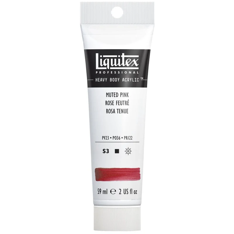 Tinta Acrílica Liquitex Heavy Body 59ml S3 504 Muted Pink