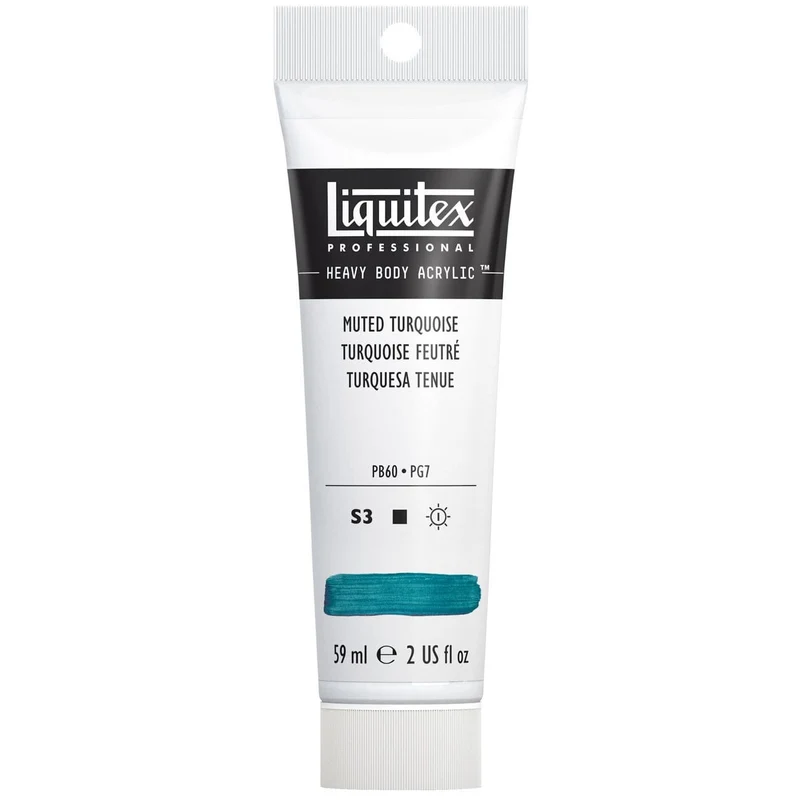 Tinta Acrílica Liquitex Heavy Body 59ml S3 503 Muted Turquoise