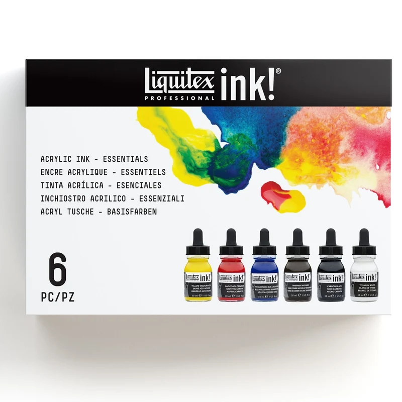 Tinta Acrílica Líquida Liquitex 30ml 06 Cores Básicas