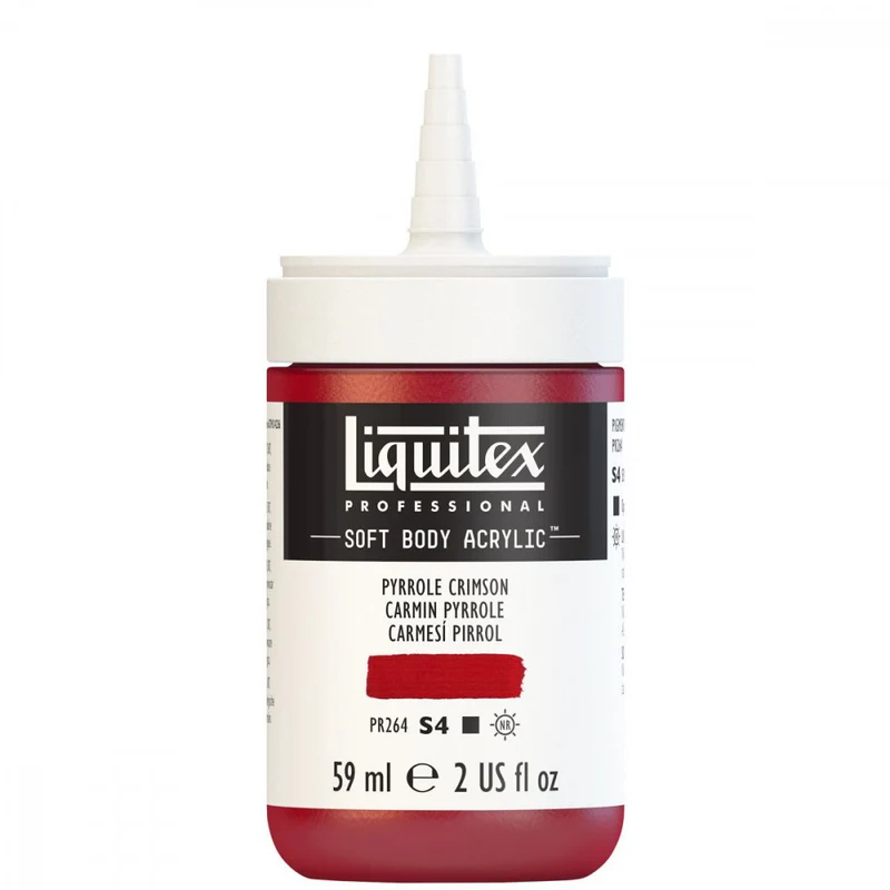 Tinta Acrílica Liquitex Soft Body 59ml S4 326 Pyrrole Crimson