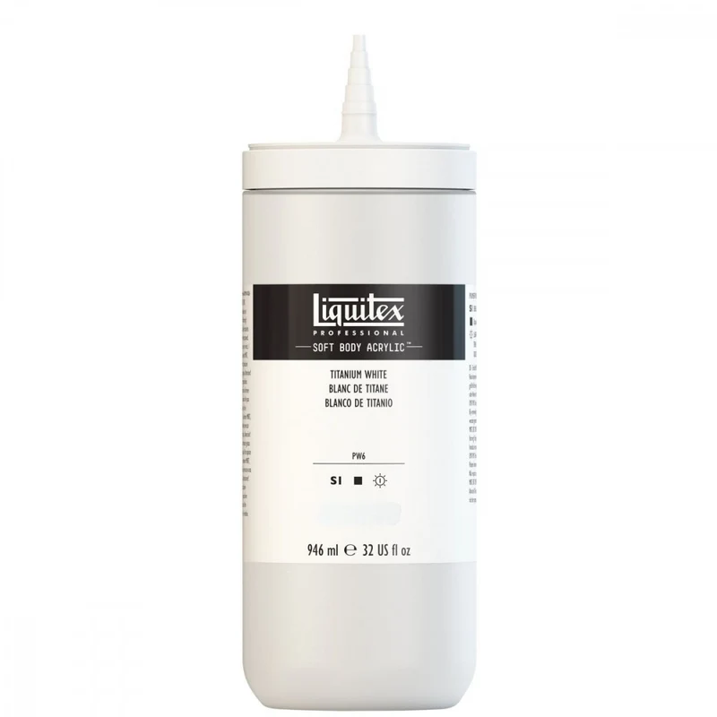 Tinta Acrílica Liquitex Soft Body 946ml S1 432 Titanium White