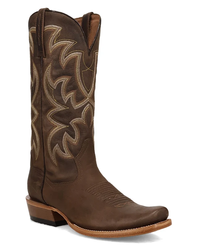 Men's Cutter Creek Leather Western Boots - Dp5314 9 / D / BROWN/BROWN