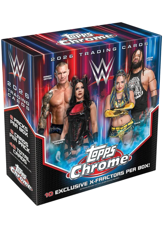 2026 Topps Chrome® WWE Mega Box