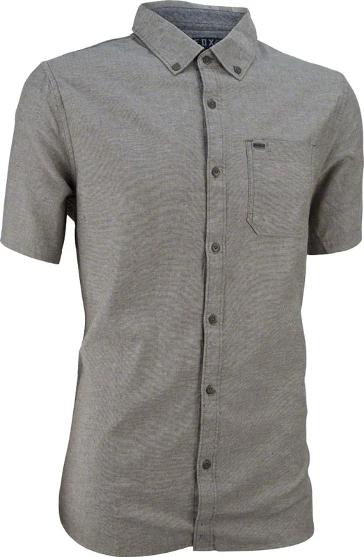 Fox Racing Crush Confetti Short Sleeve Woven Shirt Military Green MD