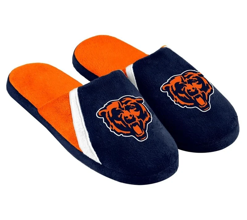 Chicago Bears NFL Swoop Logo Slide Slippers Medium