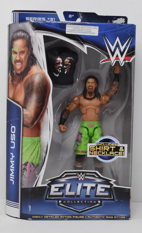 WWE Elite Jimmy Uso Action Figure 31 Mattel 2014 New