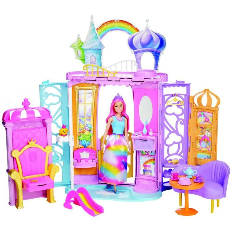 Playset e Boneca - Barbie - Dreamtopia - Castelo Arco-íris - Mattel