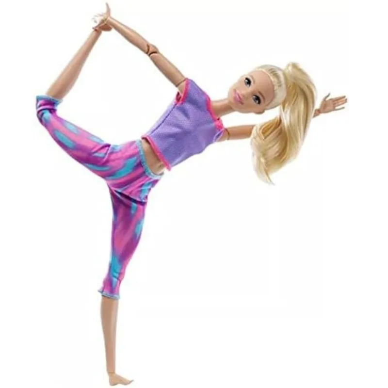 Boneca Feita Para Mexer Aula De Yoga Barbie Ftg80