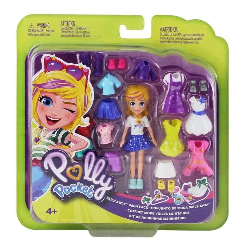 Polly Pocket Pronta Para A Festa Polly Kit Marinheira Gft97