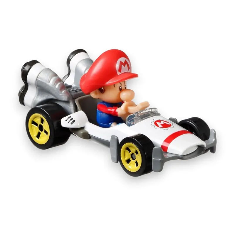 Hot Wheels Mario Kart - Baby Mario B-Dasher 1-64