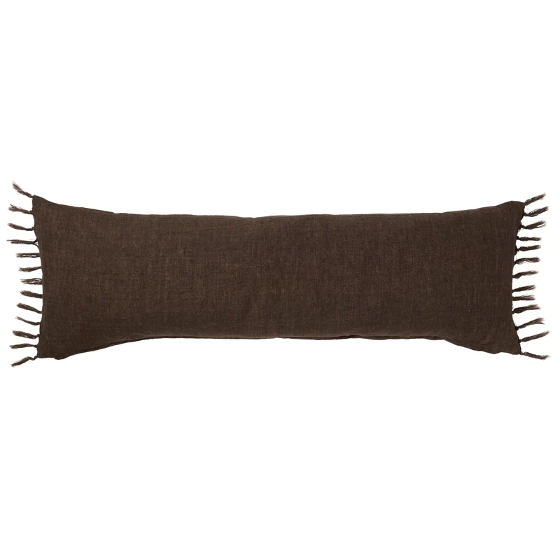 Jemina Majere JEM05 Brown by Jaipur Living 20'' X 20'' w/ Poly Fill Square