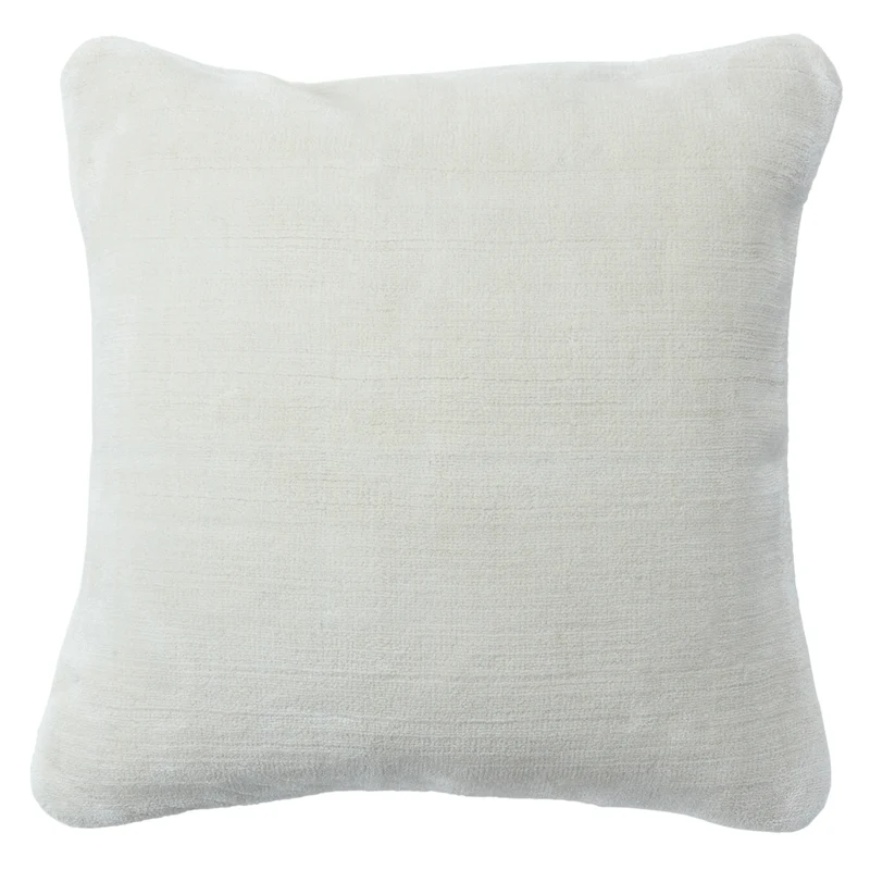 Allura Illumine ALU01 Ivory by Jaipur Living 24'' X 24'' w/ Down Fill Square