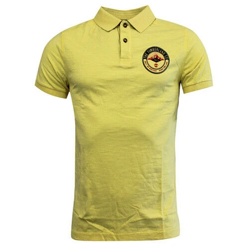Timberland Earthkeepers Mens Yellow Polo Shirt M
