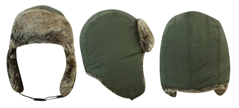 Timberland Insulated Trapper Mens Green Winter Hat S