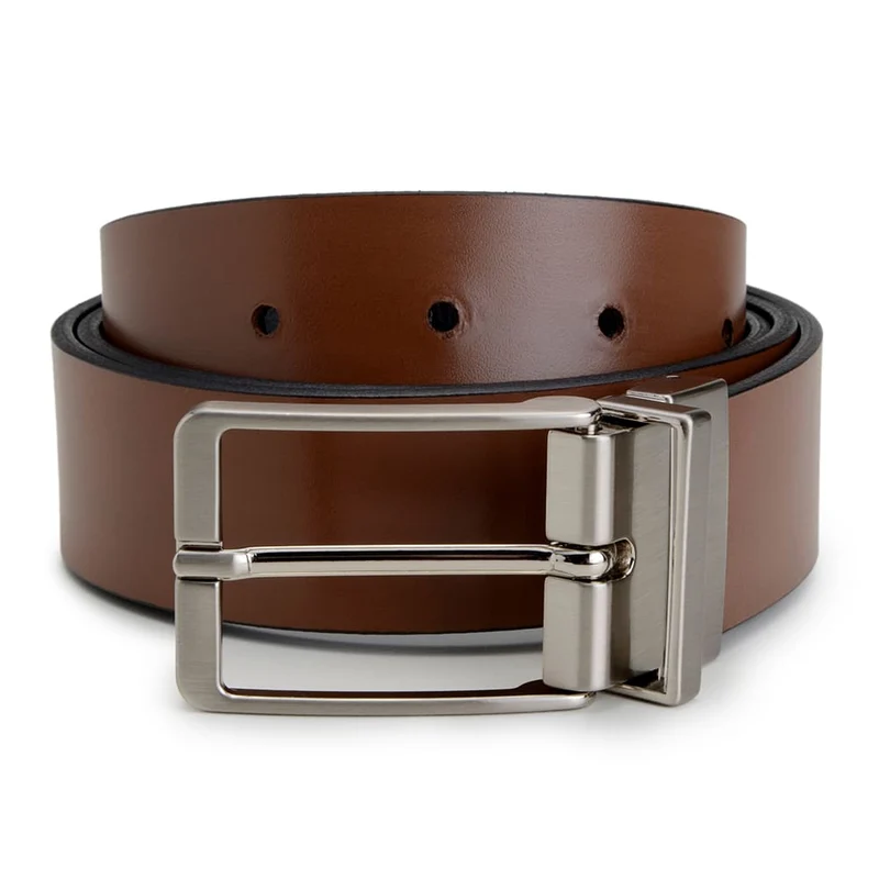 Cinto Social Masculino Dupla Face CNS 35605 WHISKY WHISKY / 115