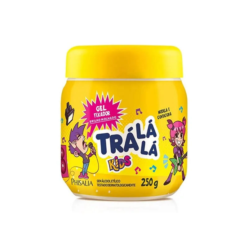 Gel Infantil Tralala Amarelo 250g