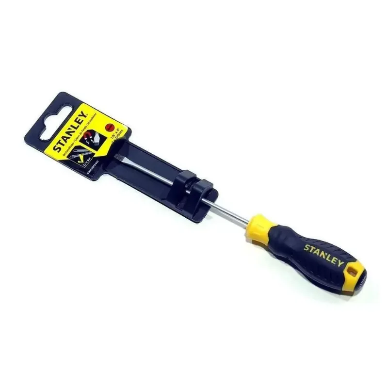 Chave Emborrachada Fenda Plana 1/8 X6" Black&Decker