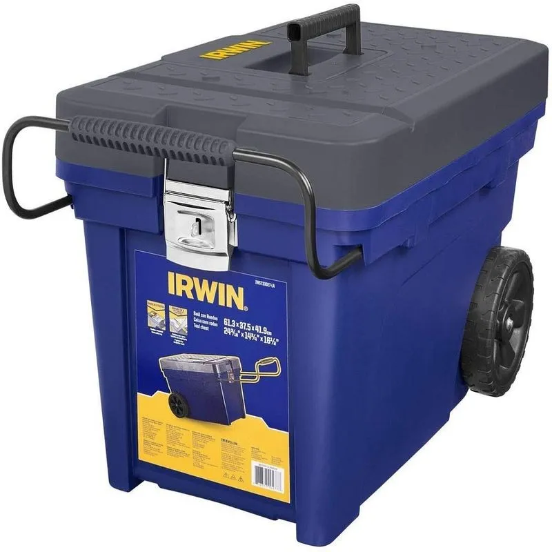 Caixa De Ferramentas 19 Contractor Tipo Bau Com Rodas Irwin Iwst33027-la