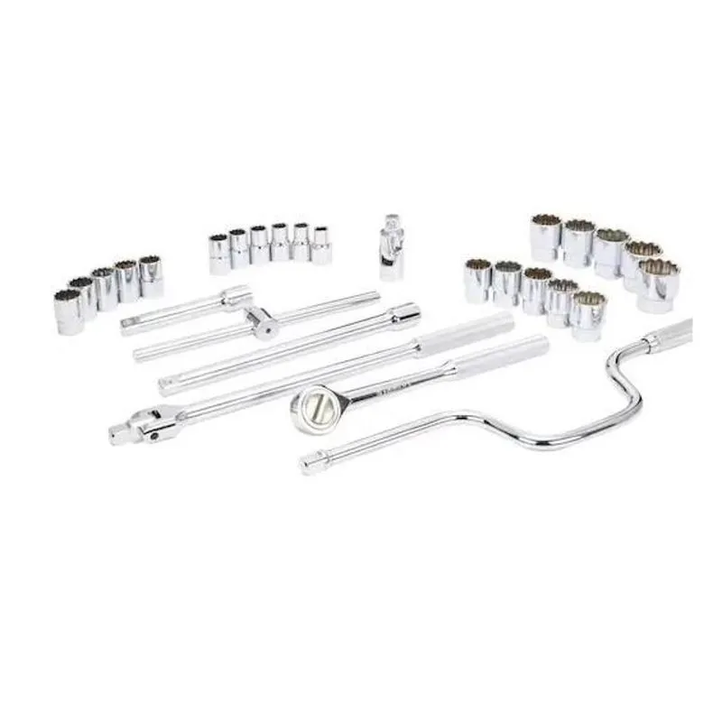 Jogo Soquete 1/2 C/28pc 10 A 32mm Estriado Stmt45512 Stanley