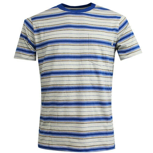 Vans Off The Wall Striped Mens Multicoloured T-Shirt M