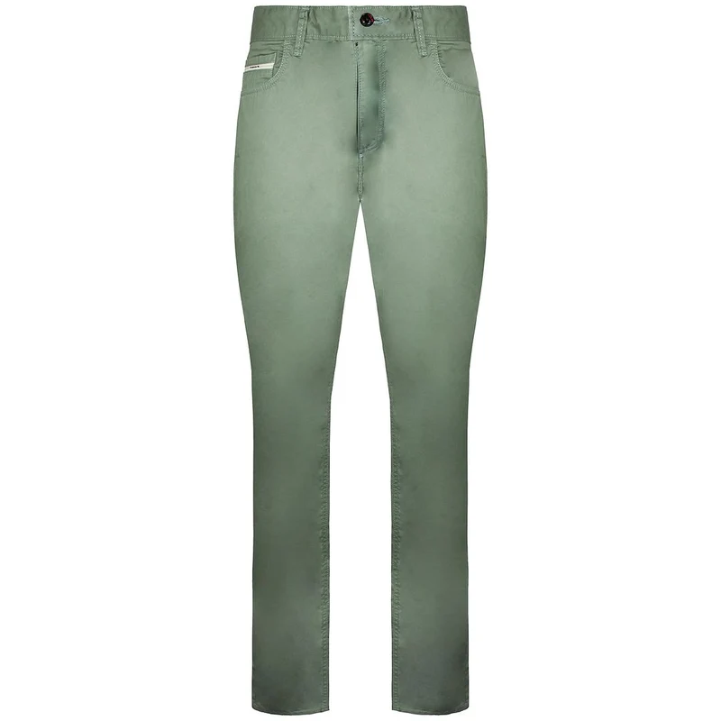 Vans Off The Wall V46 Low Waist Straight Leg Mens Green Chinos W32