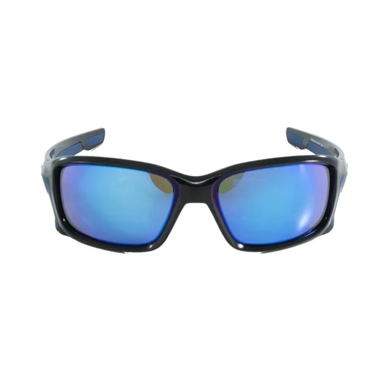Óculos de Sol Oakley Straightlink OAK9331 Preto Lentes Azul Iridium Tam 58