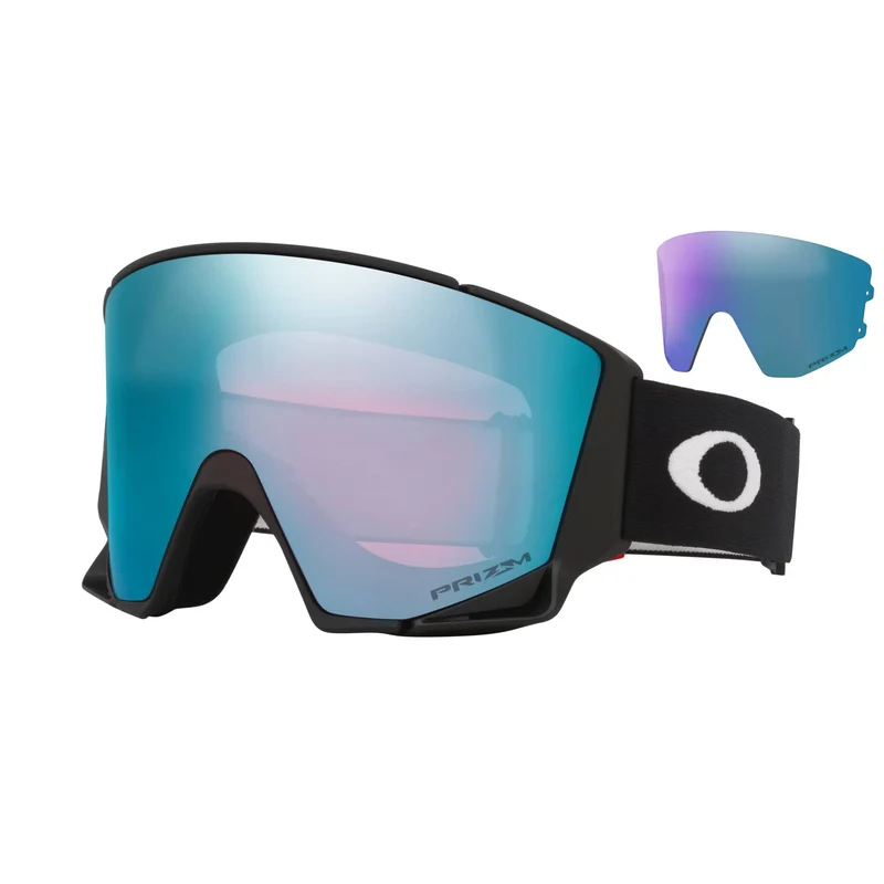 Oakley Flow Scape M Goggles 2027 Matte Black | Prizm Sapphire/Prizm Iced