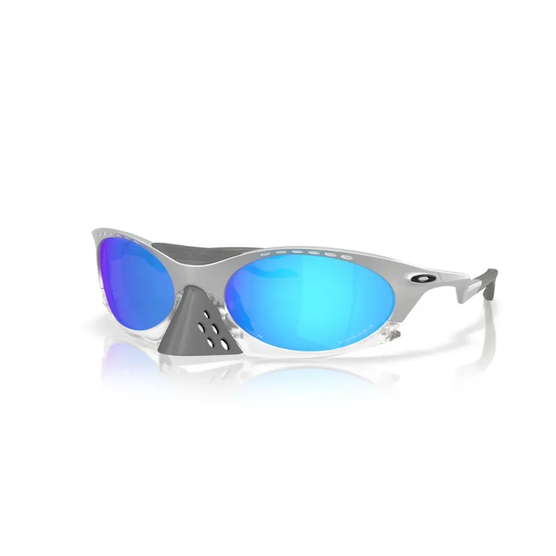 Oculos de sol Oakley Plantaris X Silver Prizm Sapphire OO9437-1363