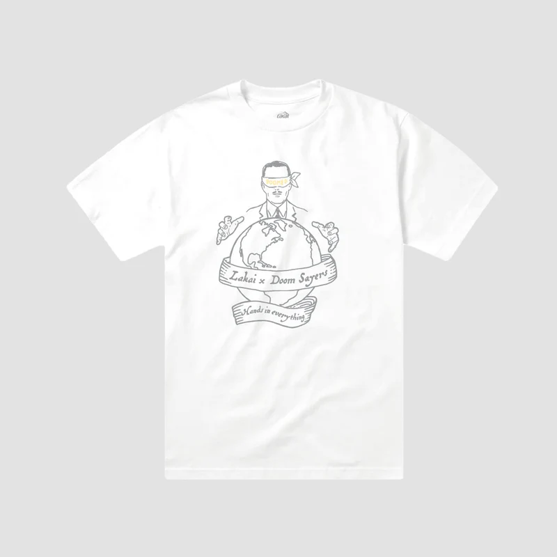 Lakai Doomsayers Corp World T-Shirt White Small / White