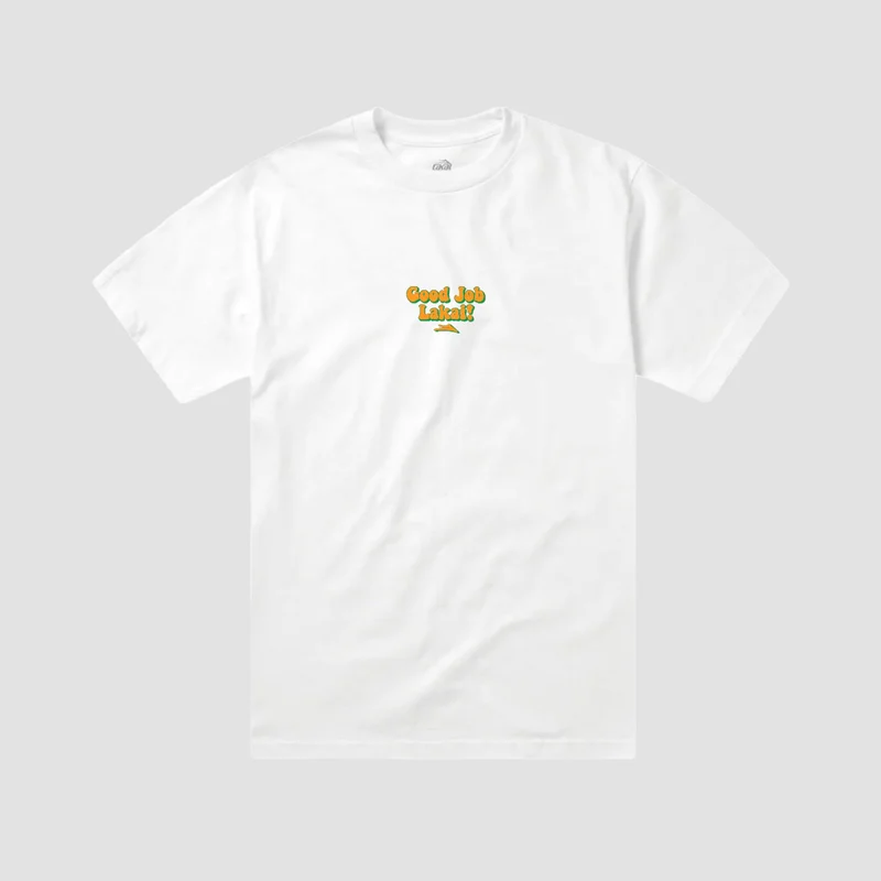 Lakai Larry June Good Job Lakai T-Shirt White Medium / White