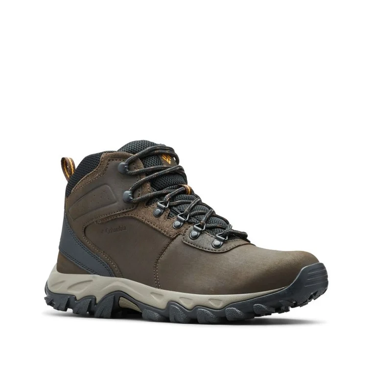 Men's Newton Ridge Plus II Waterproof Hiking Boot - Wide Cordovan/Squash / 11 W
