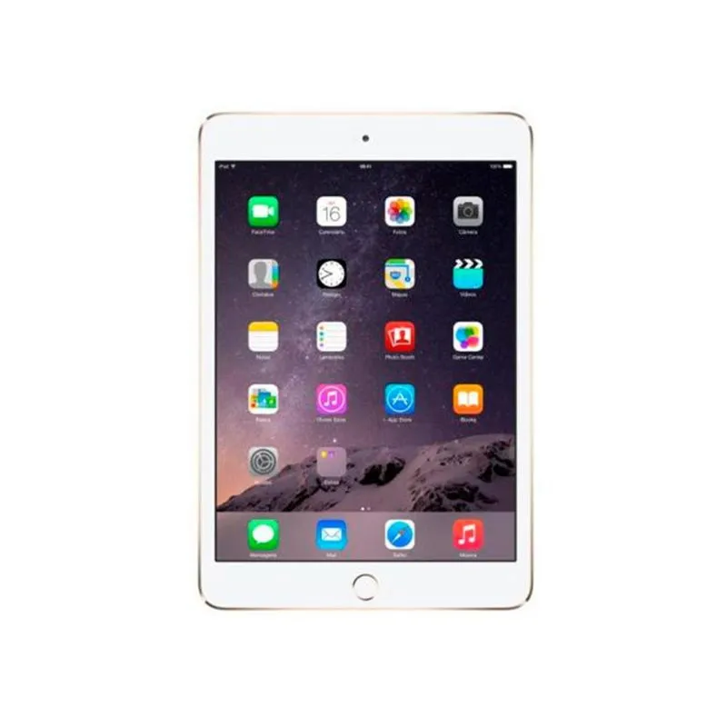 Usado: iPad Mini 3 Wi-Fi + 4G 16GB Dourado Excelente - Trocafone