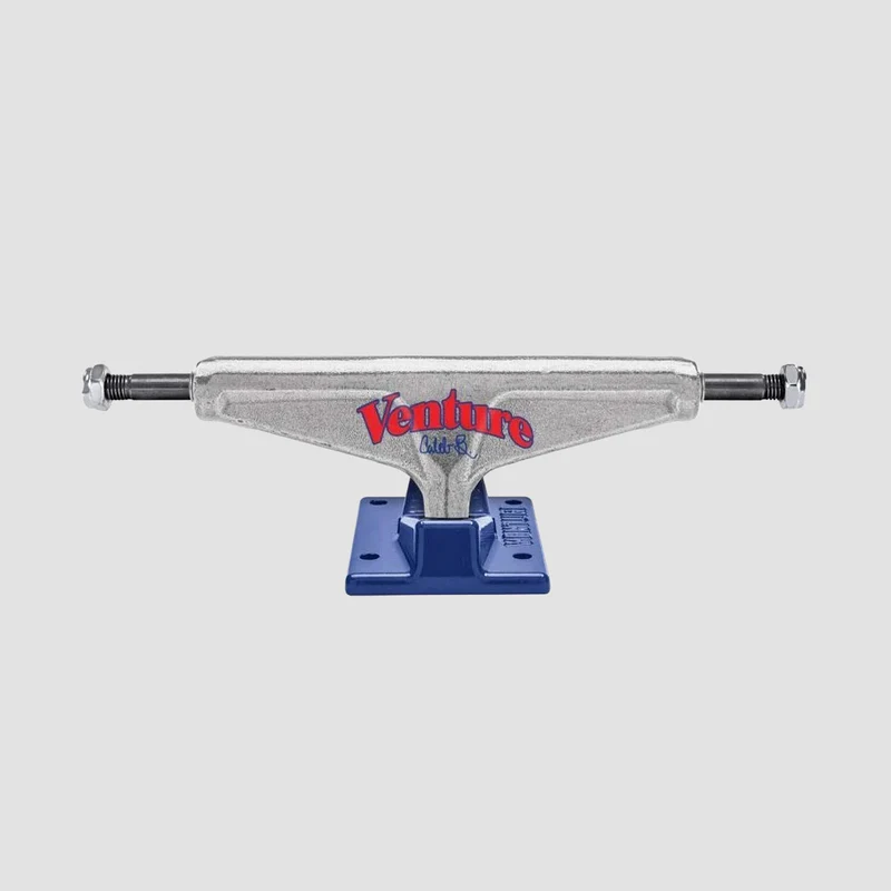 Venture 5.6 Hi Caleb Barnett Playoffs Skateboard Trucks 1 Pair Polished/Blue - 8.25" 8.25 Inches / Polished/Blue