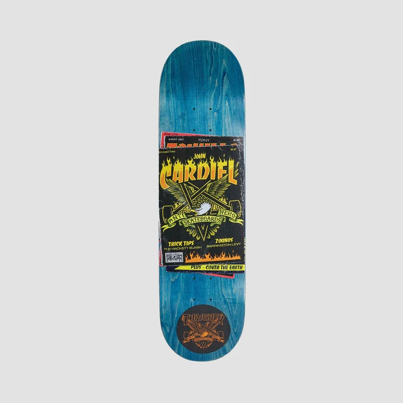 Antihero X Thrasher Collab John Cardiel Skateboard Deck Various Stains - 8.62" 8.62 Inches / Various Stains