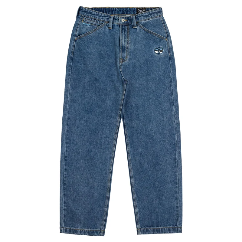 Krooked Eyes Denim Twill Pants - Stonewash S