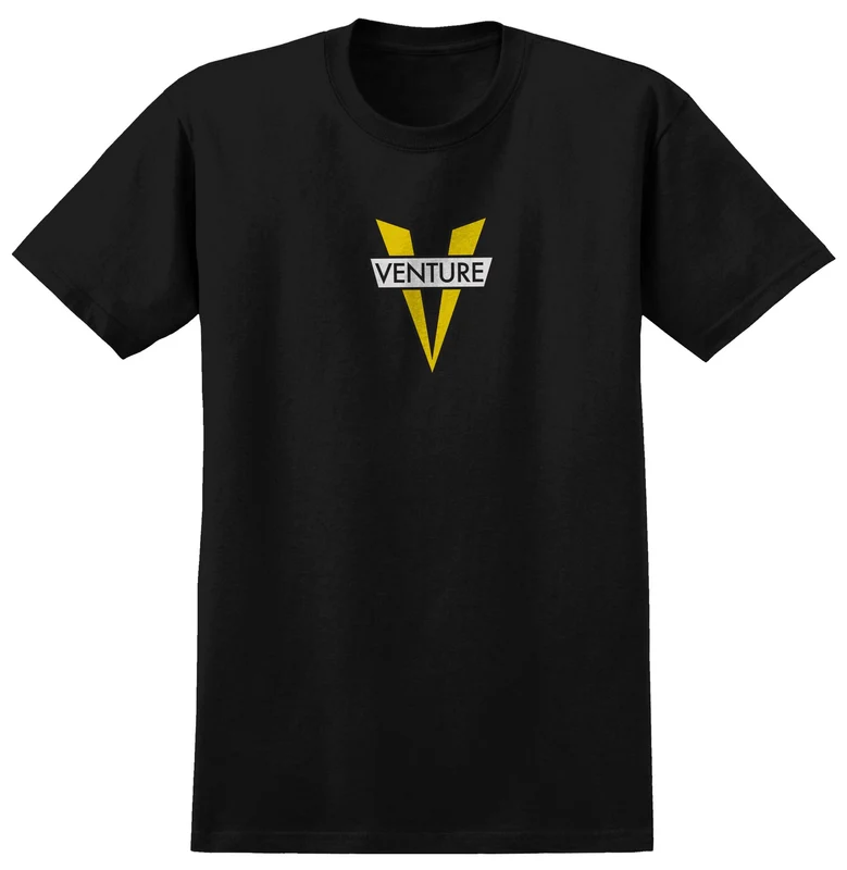 Venture Heritage Logo Tee - Black/Yellow M