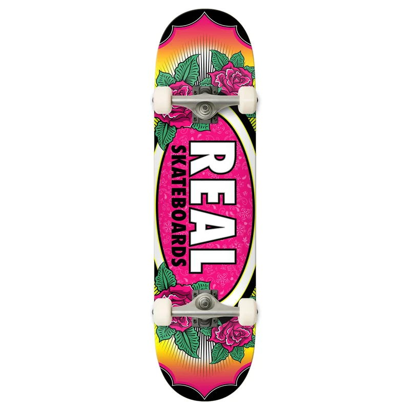 Real Roses Oval Complete Skateboard 8.0