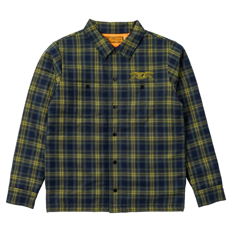 Antihero Hecho Por Skate Plaid Jacket L