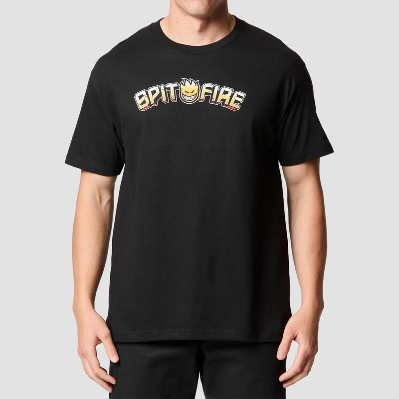 Spitfire Heatwave T-Shirt Black Large / Black