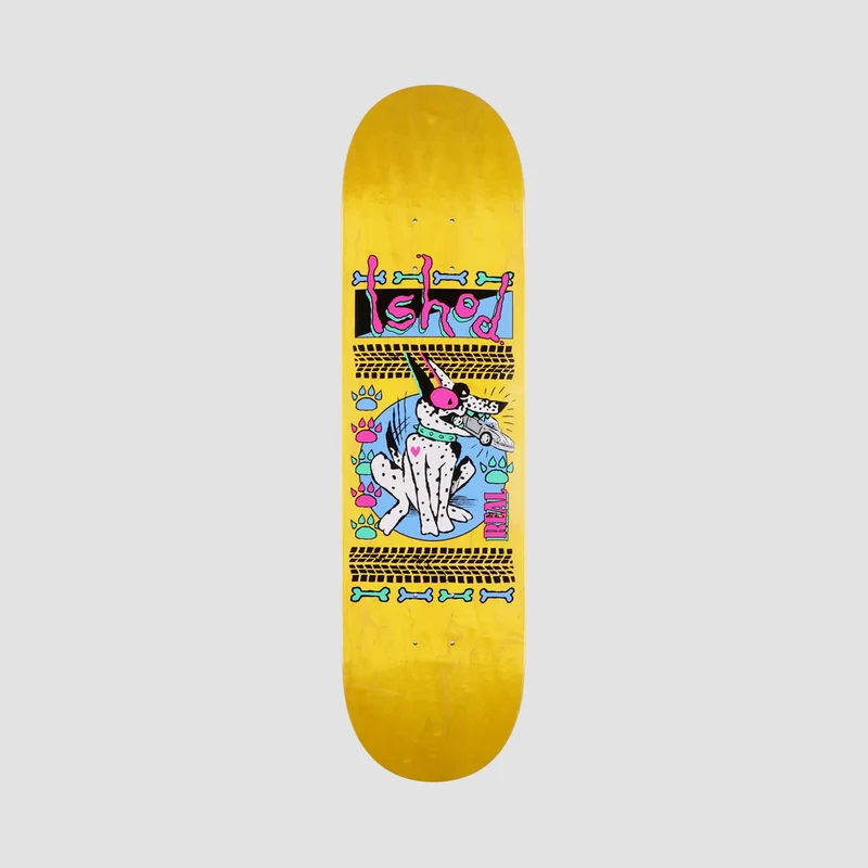 Real Ishod Rude TT Skateboard Deck - 8.25" 8.25 Inches