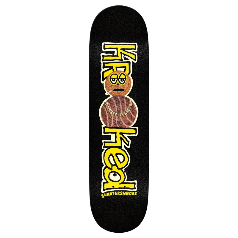 Krooked x Quartersnacks Snackman Skateboard Deck 8.5
