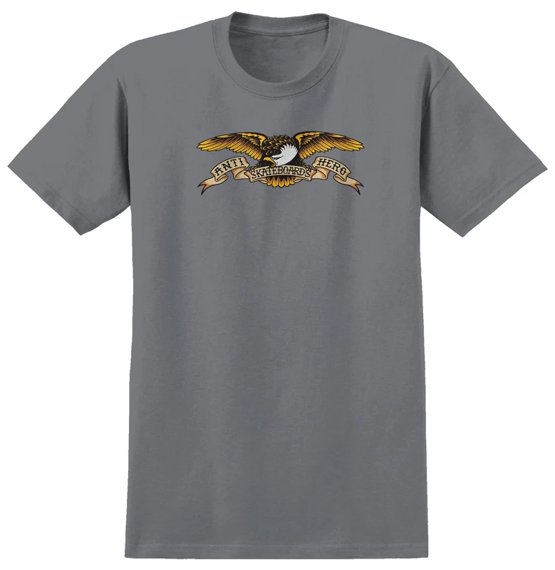 AntiHero Eagle Premium Pigment Dyed Tee - Granite M